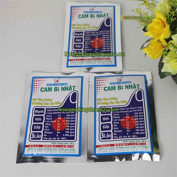 Phân bón tăng trưởng CamBi Nhật - gói 40g