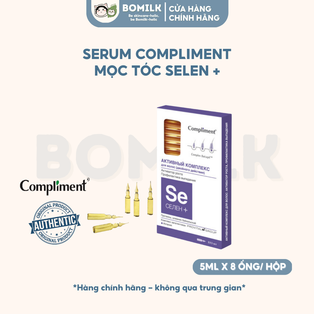 Serum/ xịt dưỡng ngừa rụng tóc Compliment Selen +