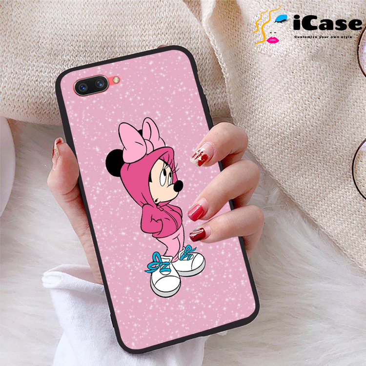 Ốp lưng Oppo A3S viền dẻo TPU BST Pinky