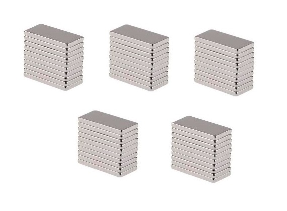 Bộ 10 Viên Nam Châm Đất Hiếm 20x10x2mm ( Từ Tính Hút Cực Mạnh )