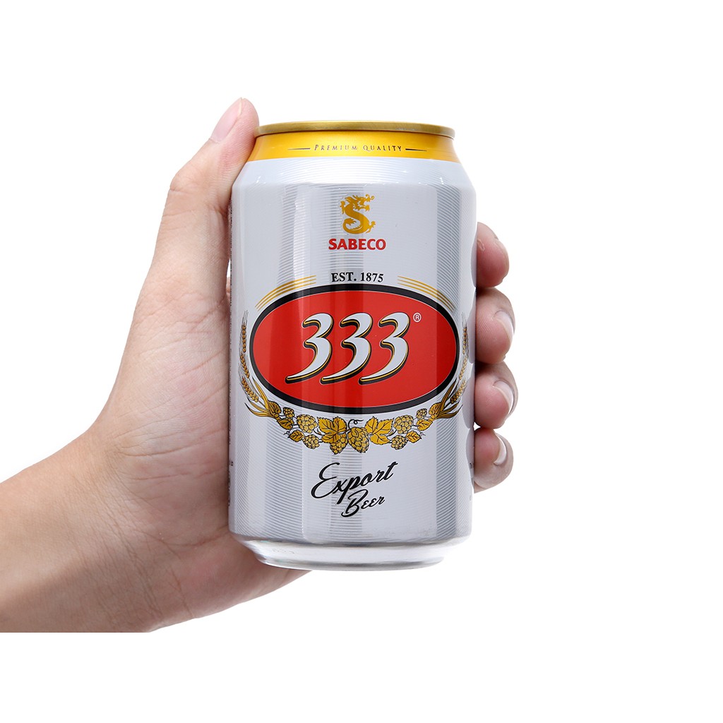 [HCM]Thùng bia 333 24l 330ml