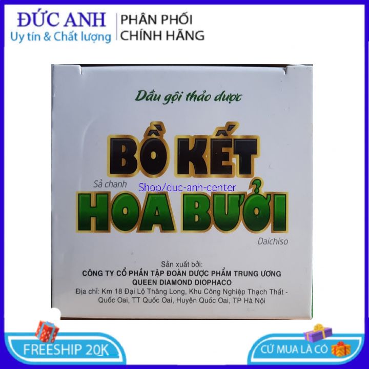 Dầu gội thảo dược bồ kết sả chanh  (Chai 300ml)
