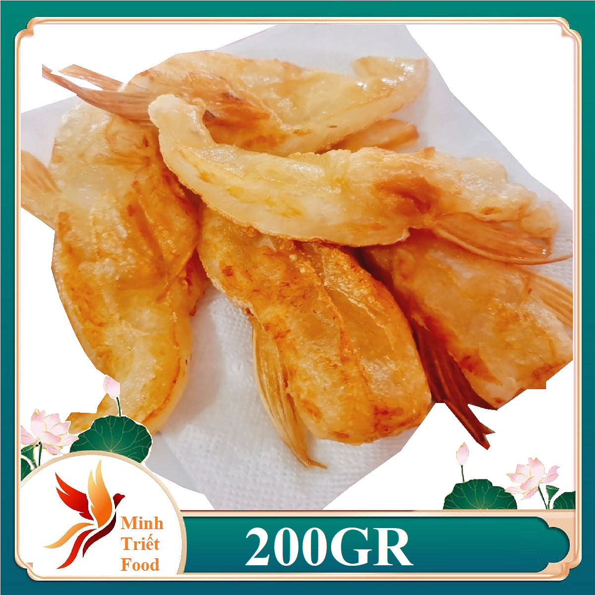 Khô ức cá dứa minh triết 1 kg ức mỡ khô cá dứa- chiên siêu siêu giòn béo