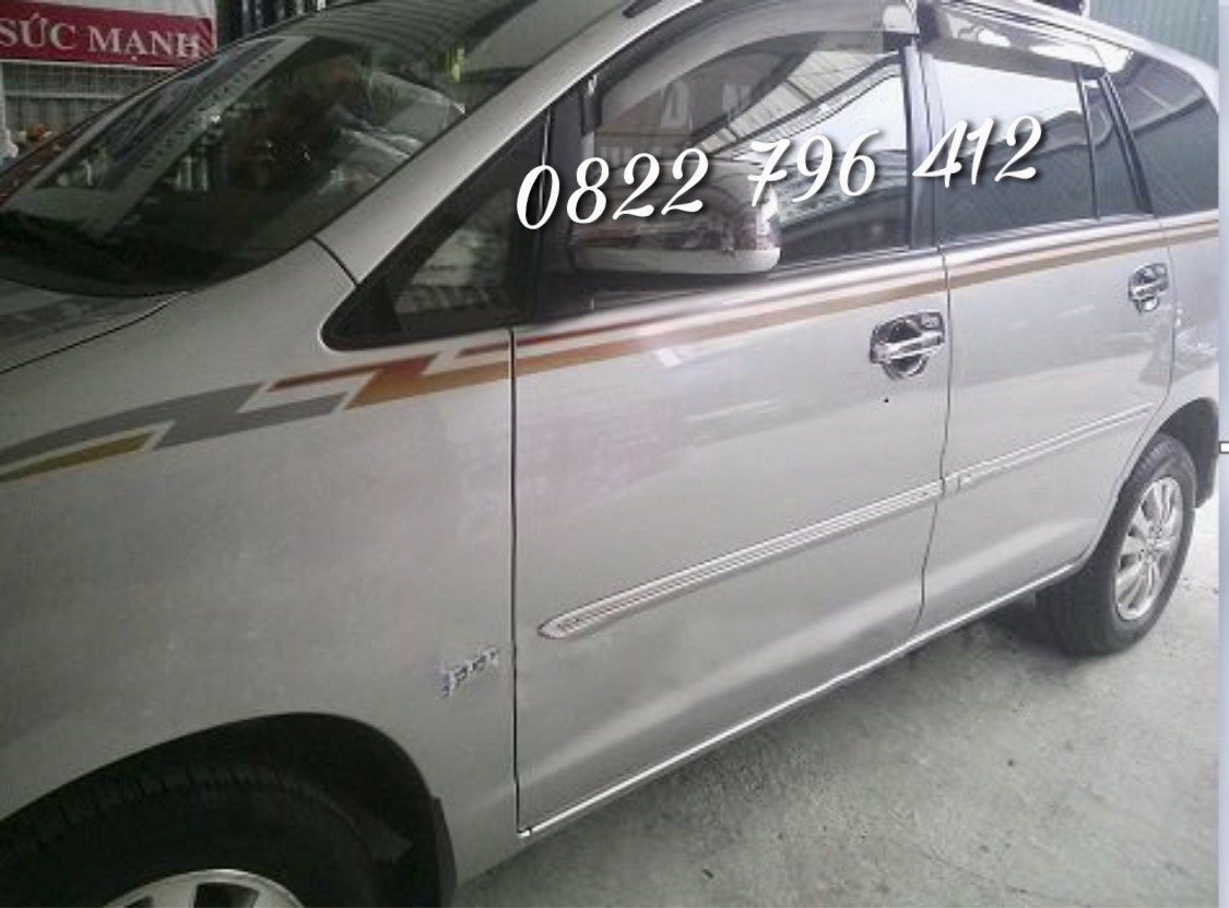 Tem dán sườn xe Innova, Fortuner, tem innova con hạt