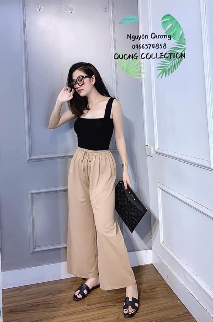 Áo 2 Dây Bản To Dáng Croptop