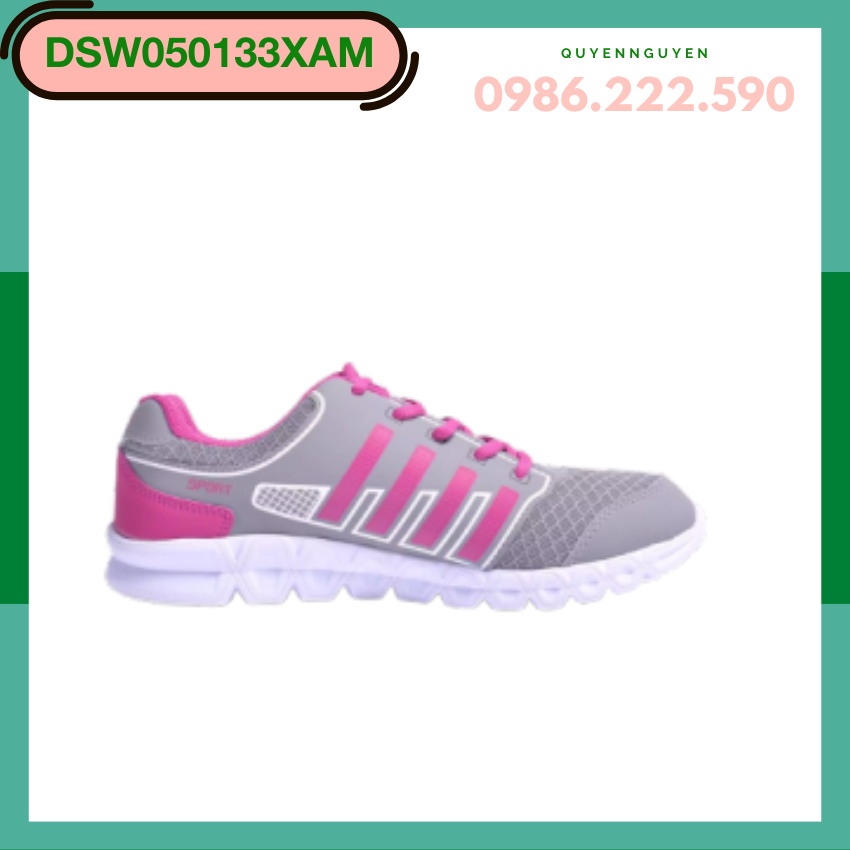 Giày Sneaker nữ  cao cấp   Hunter  DSW050133XAM
