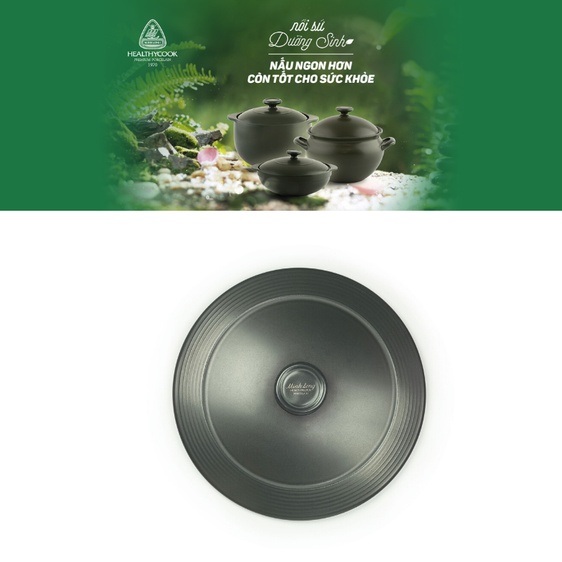 Nồi sứ dưỡng sinh 2 quai Minh Long I (1.1L)