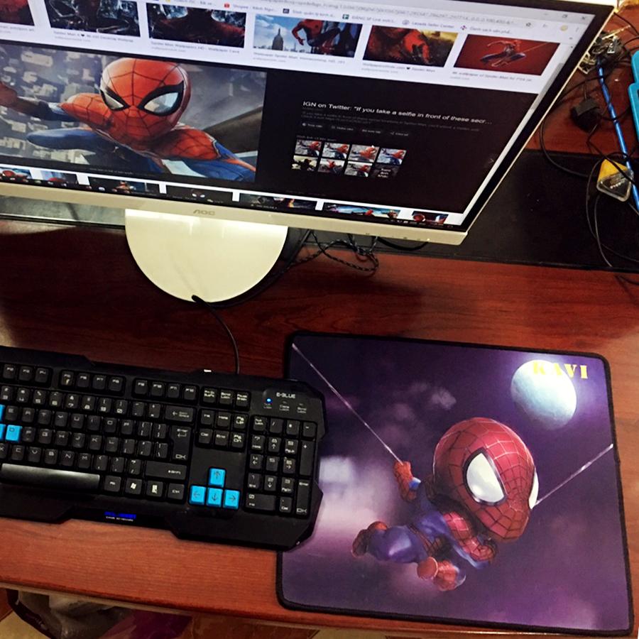 Tấm Lót Chuột Chơi Game Spider Man
