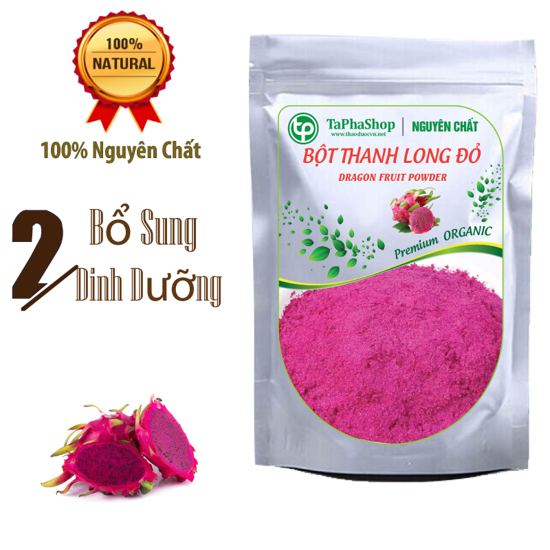 Bột thanh long đỏ nguyên chất 200g - Tấn Phát