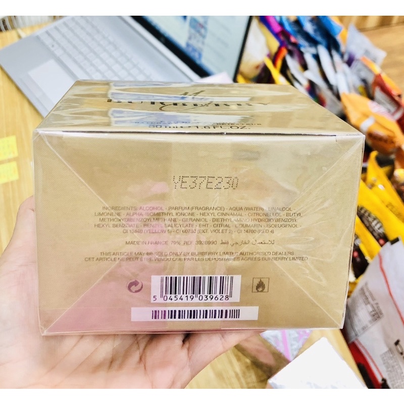 [Auth] Nước hoa nữ My Burberry EDP (chiết 10ml - Mẫu thử)