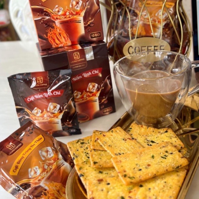 Cà phê Nhật Kim Anh cà phê hòa tan Laura Coffee (Hộp 10 gói)