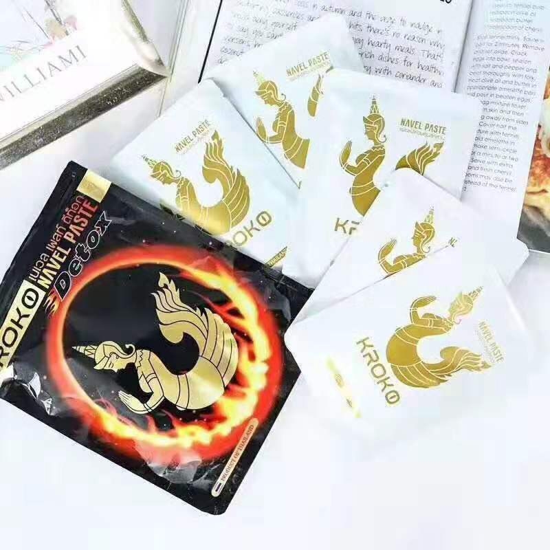 5 Miếng Dán Giảm Mỡ Bụng Kroko Thái Lan Navel Paste