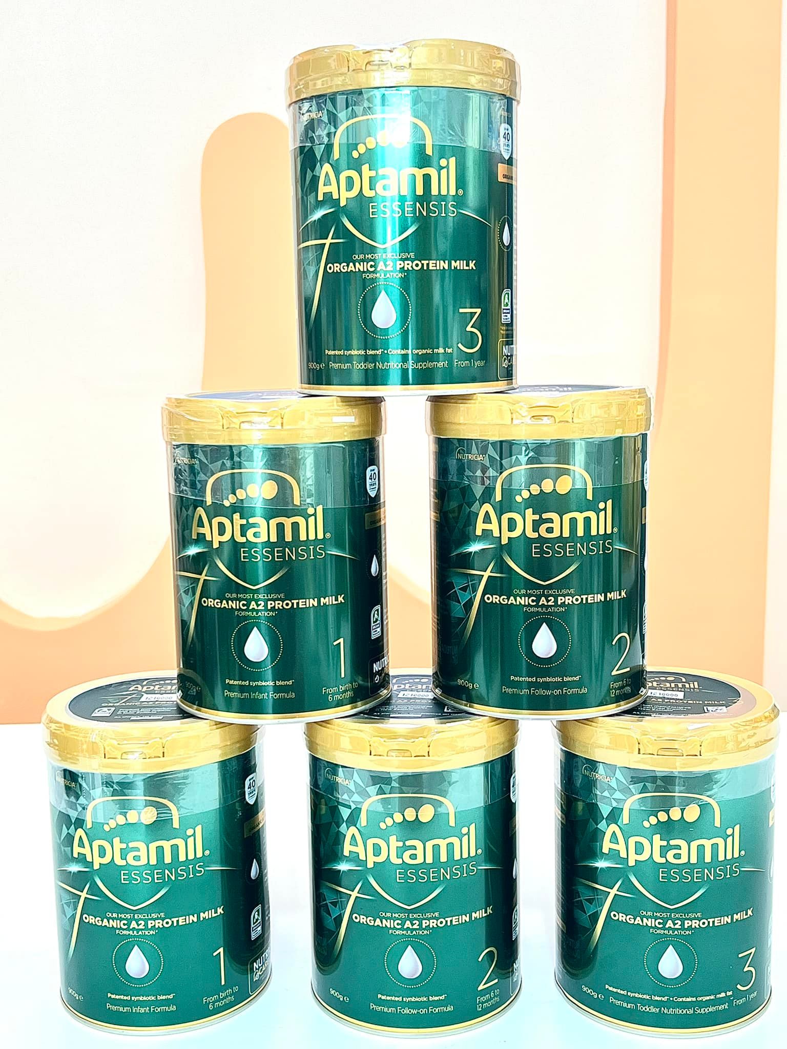 Sữa bột Aptamil Essensis 900g - Úc - Số 1 - 2 - 3