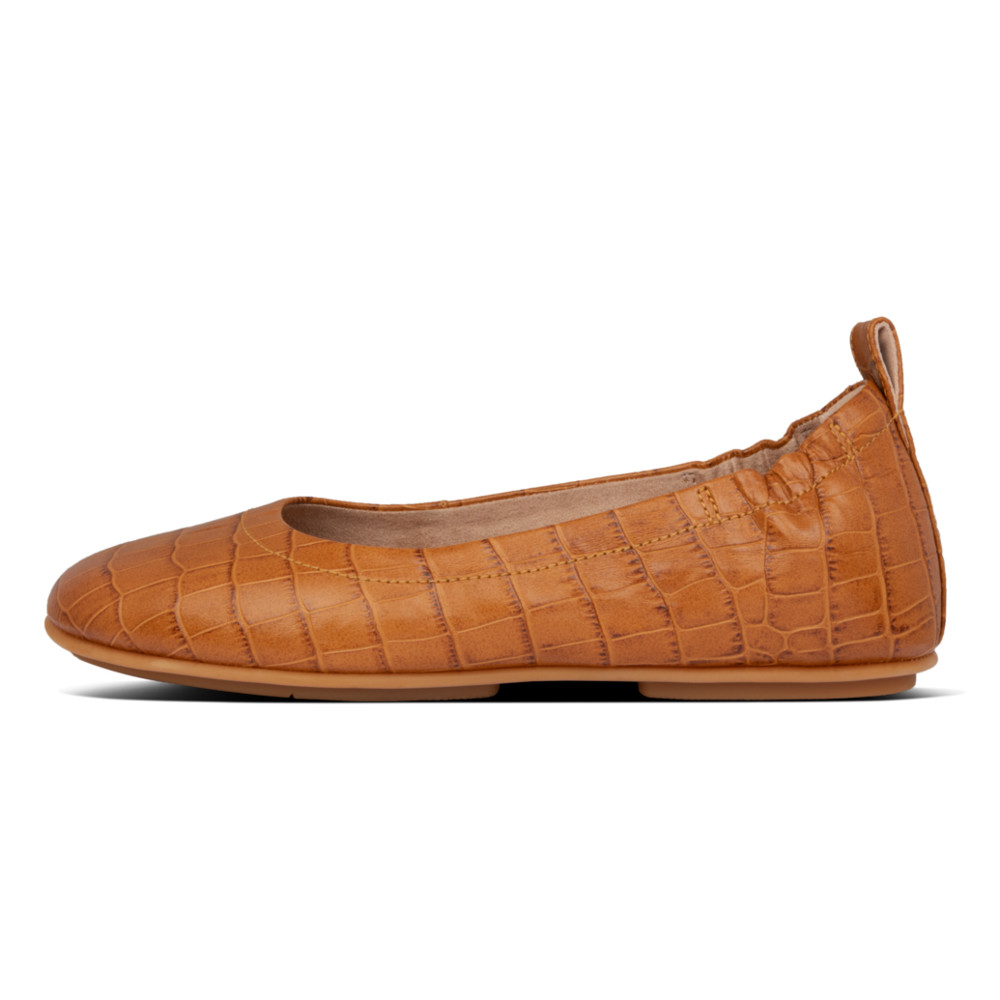 GIÀY BÚP BÊ NỮ FITFLOP AO7 - nâu nhạt
