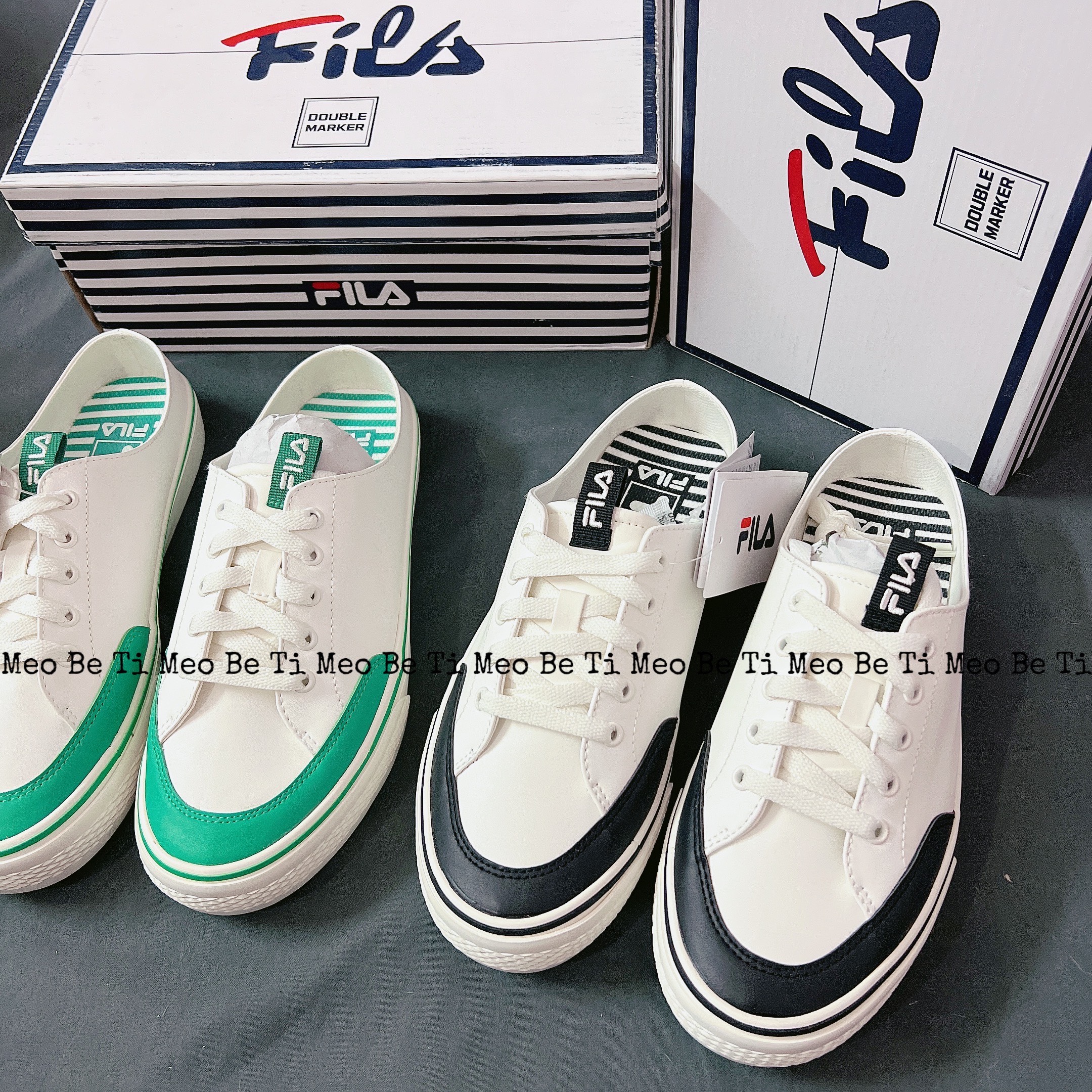 [Chính Hãng-Đủ bill] Giày Fila mule Double Marker sale 79%