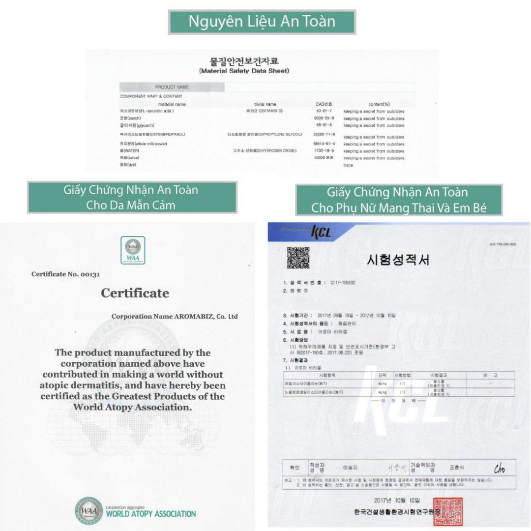 Lõi Lọc Nước Vitamin Daily Aqua, Lọc Clo, Vi Khuẩn, Tạo Mùi Thơm Chăm Sóc Da và Tóc