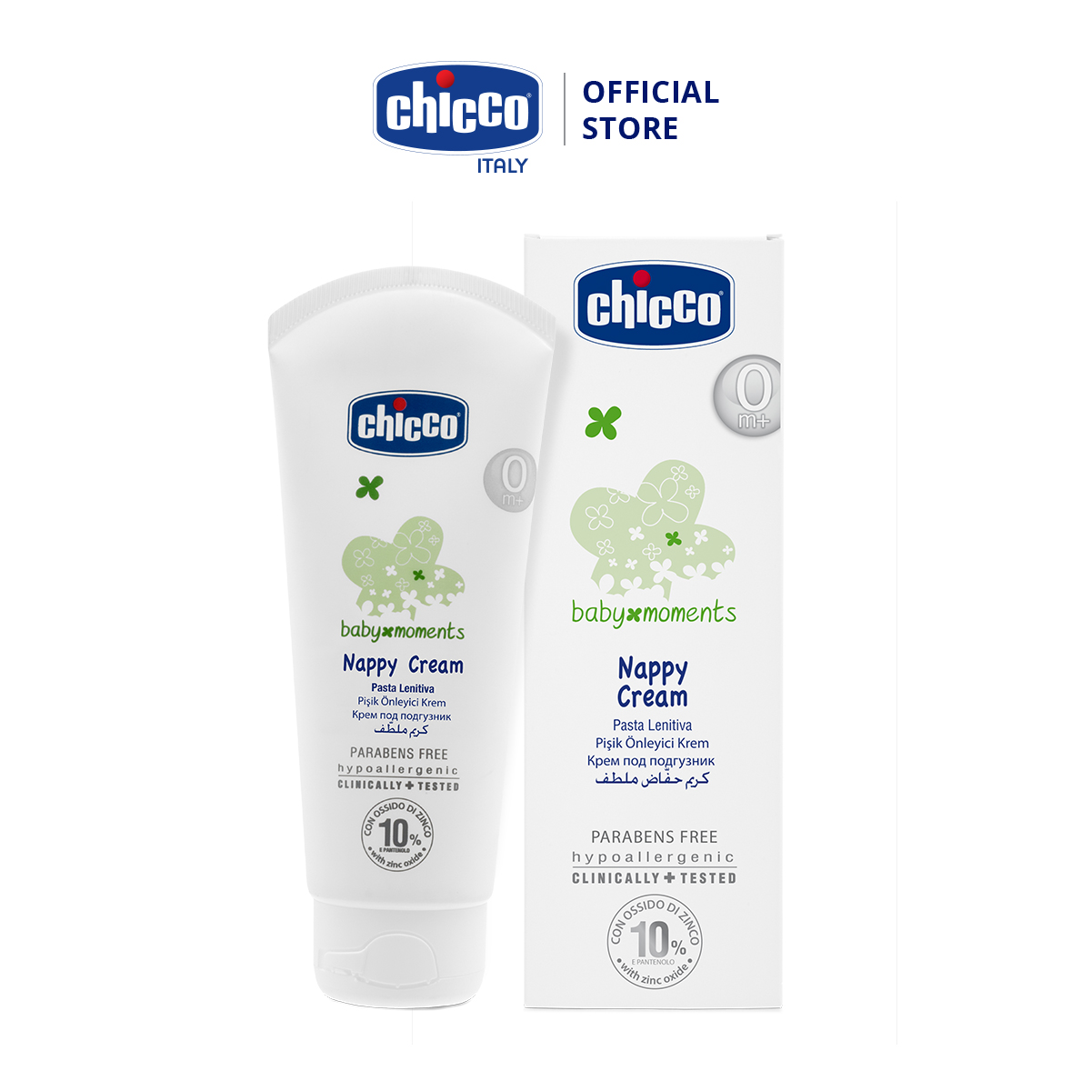 Kem hăm 3 tác động Chicco 0M+ 100ml