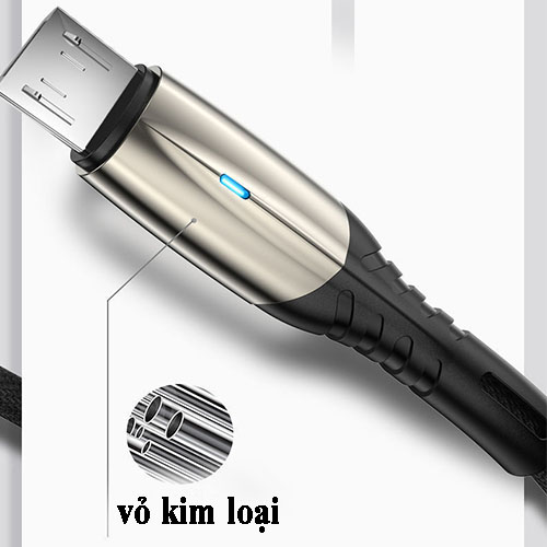 Dây sạc Micro USB bọc dù cao cấp