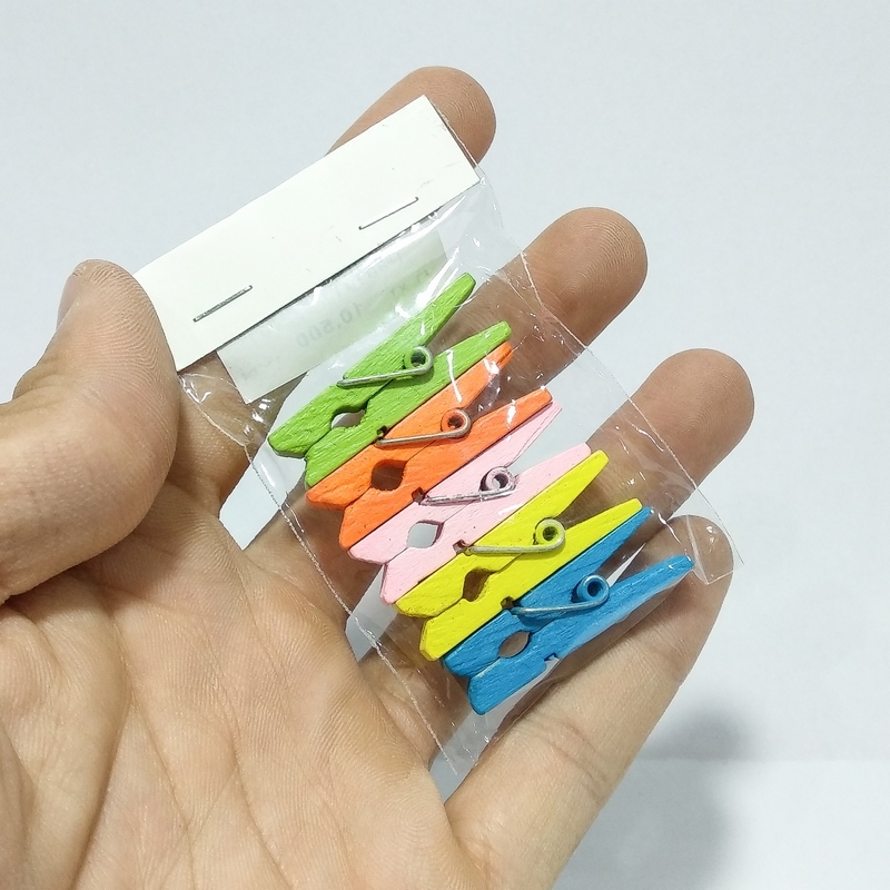 Kẹp Gỗ Nhỏ - Mẫu 1 - Nhiều Màu