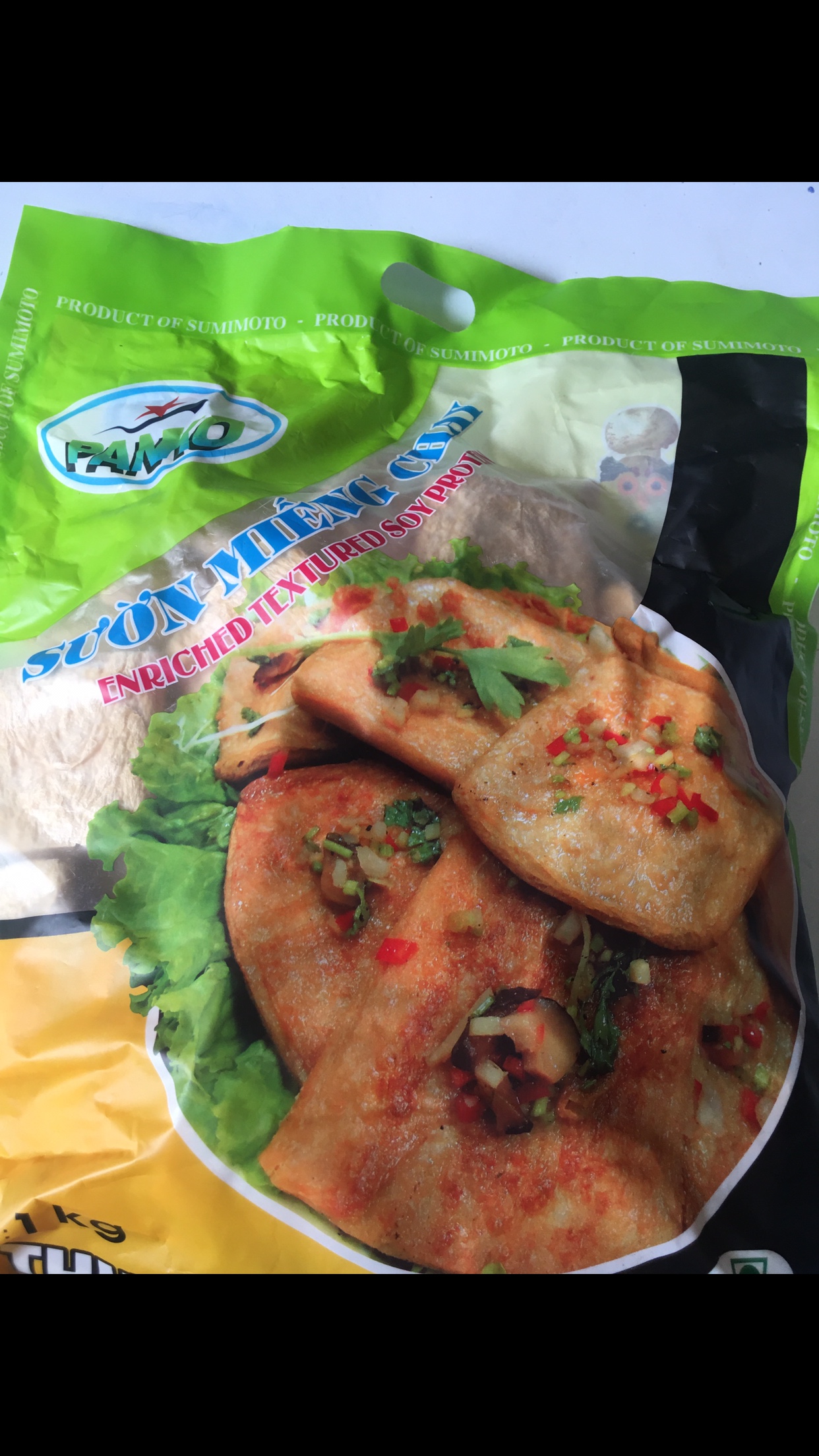 1 kg Sườn Miếng chay [panko, thanh dũng]