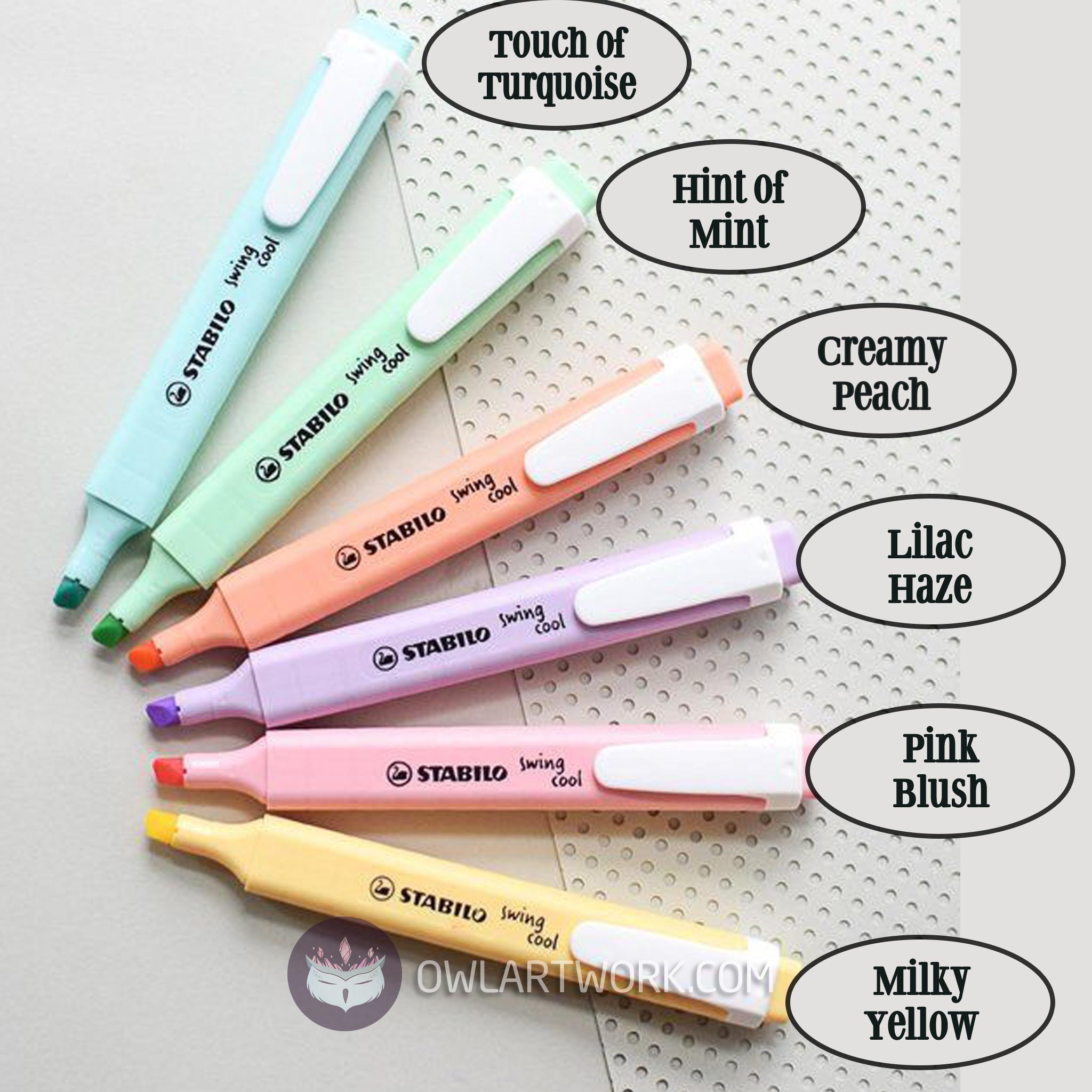 [HCM]Bút Dạ Đánh Dấu Stabilo Swing Cool Highlighter - Tone màu Pastel (Made In Germany)