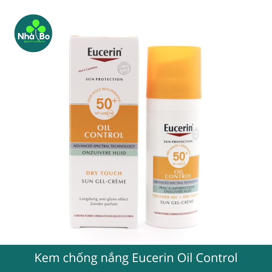 Kem chống nắng kiềm dầu Eucerin Sun Dry Touch Oil Control SPF50 50ml