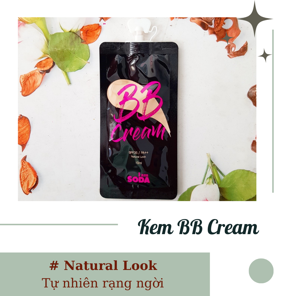 Hàn quốc - i am soda - combo 2 tuyb kem bb trang điểm mịn lì 10ml