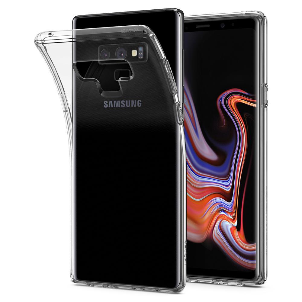 Ốp  Galaxy Note 9 slicone trong suốt theo máy