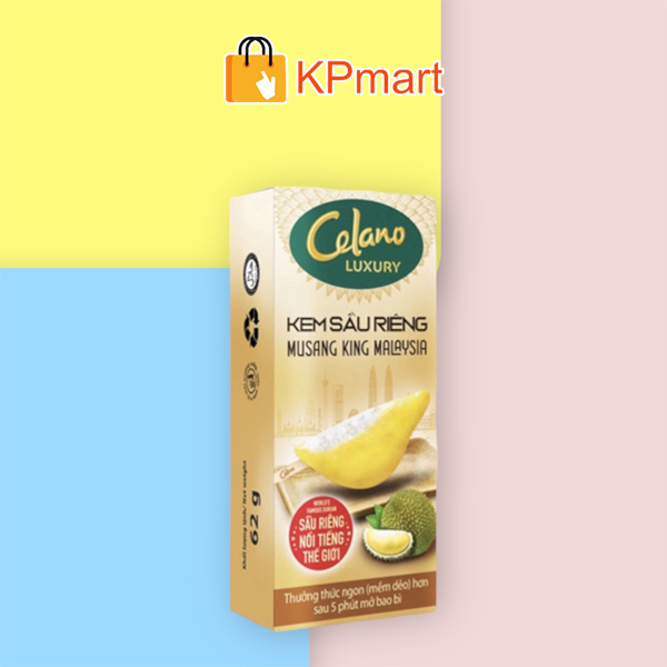 Kem múi sầu riêng Musang King Malaysia Celano Luxury 62g
