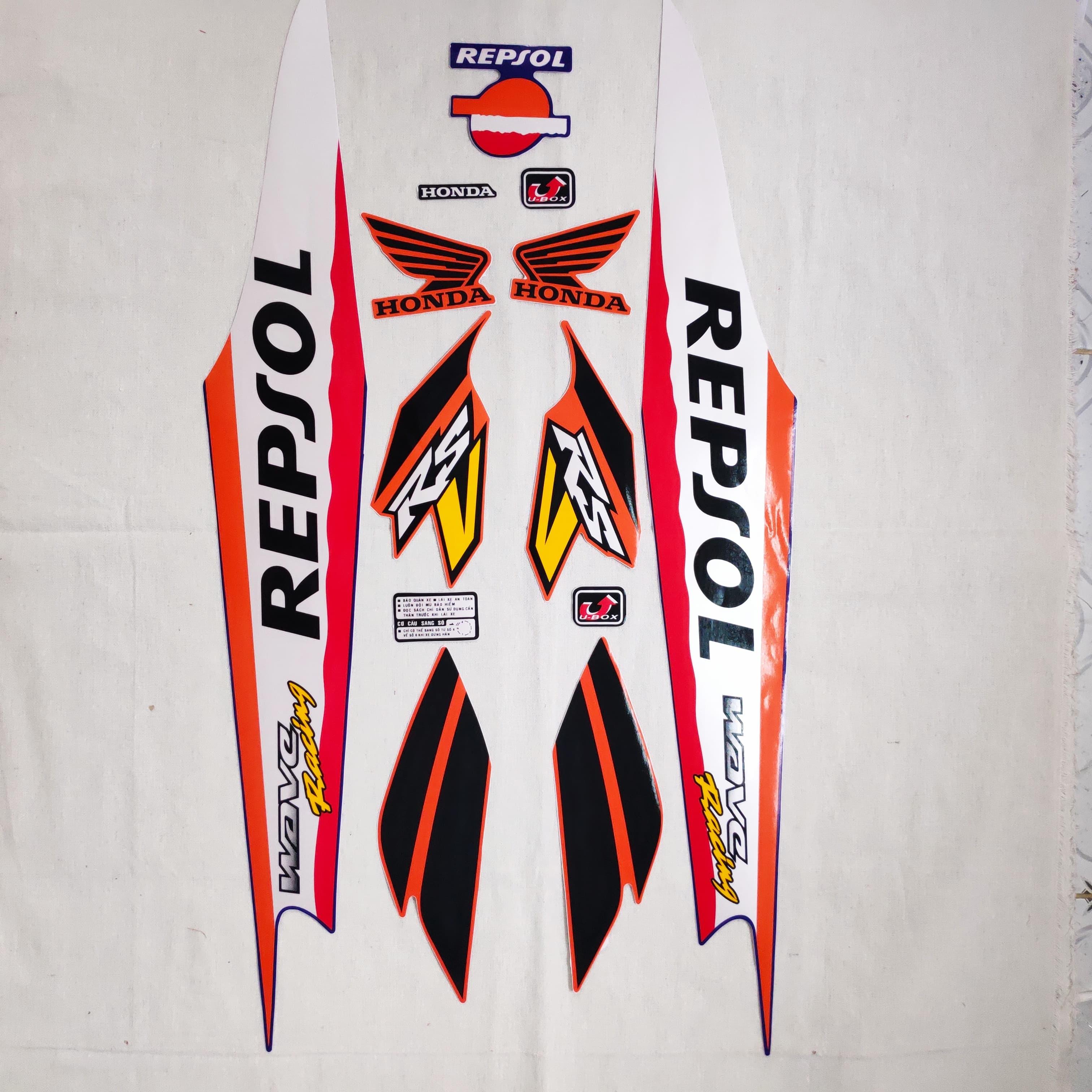 [FULL HD] TEM WAVE REPSOL 3 LỚP ZIN THẦN THÁNH (HONDA REPSOL)