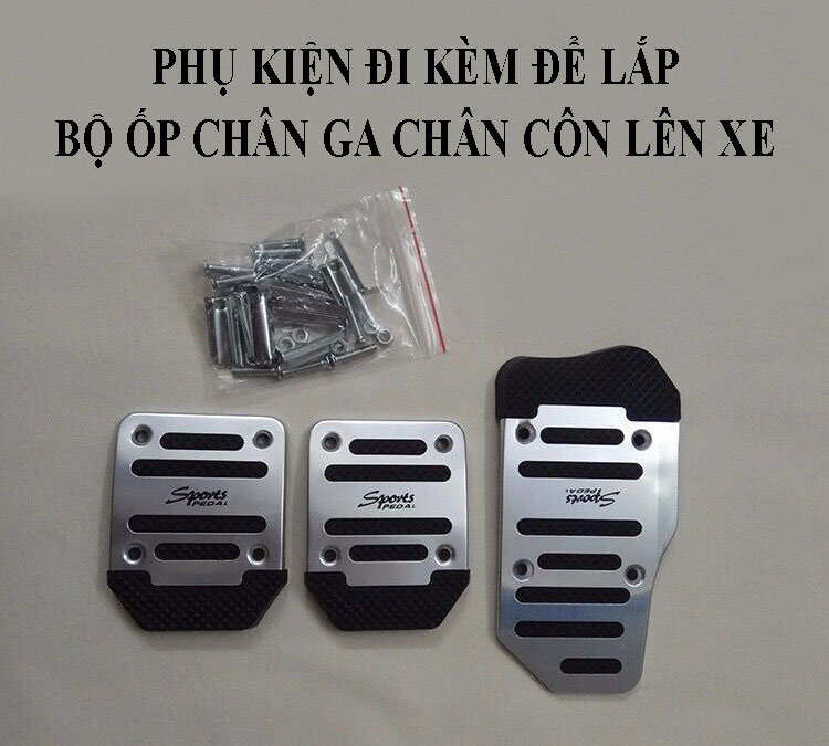 Bộ ốp chân ga chân thắng ô tô