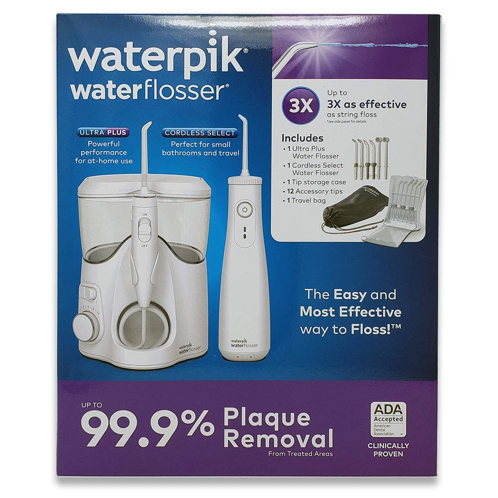 [Nhập RAISINGSTAR18, giảm 30k cho đơn 99k]Combo 2 máy tăm nước Waterpik