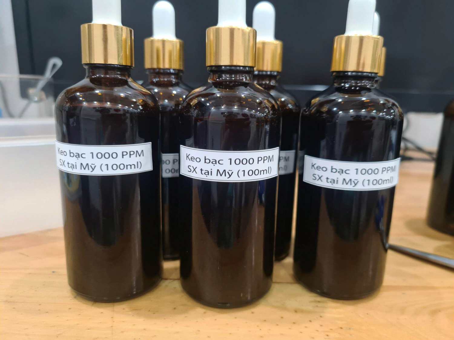 Keo bạc Silver. 1000ppm. Nhập khẩu Mỹ. Lọ chiết 95ml