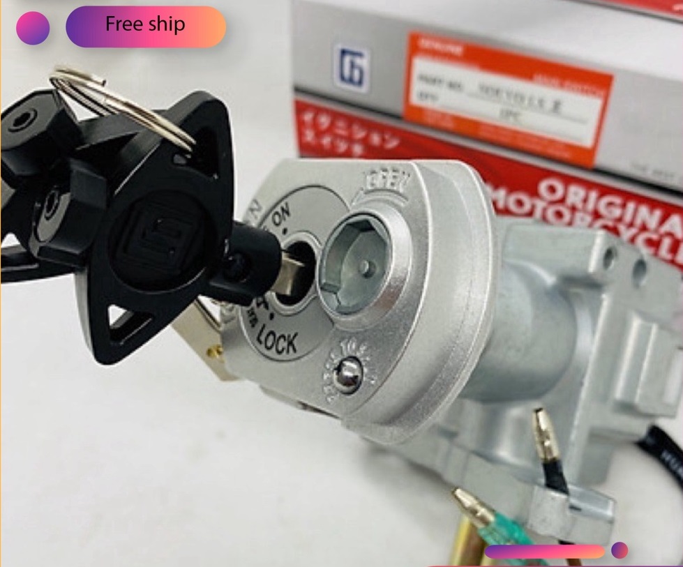 Bộ ổ khoá 6 cạnh chống trộm gắn xe nouvo lx