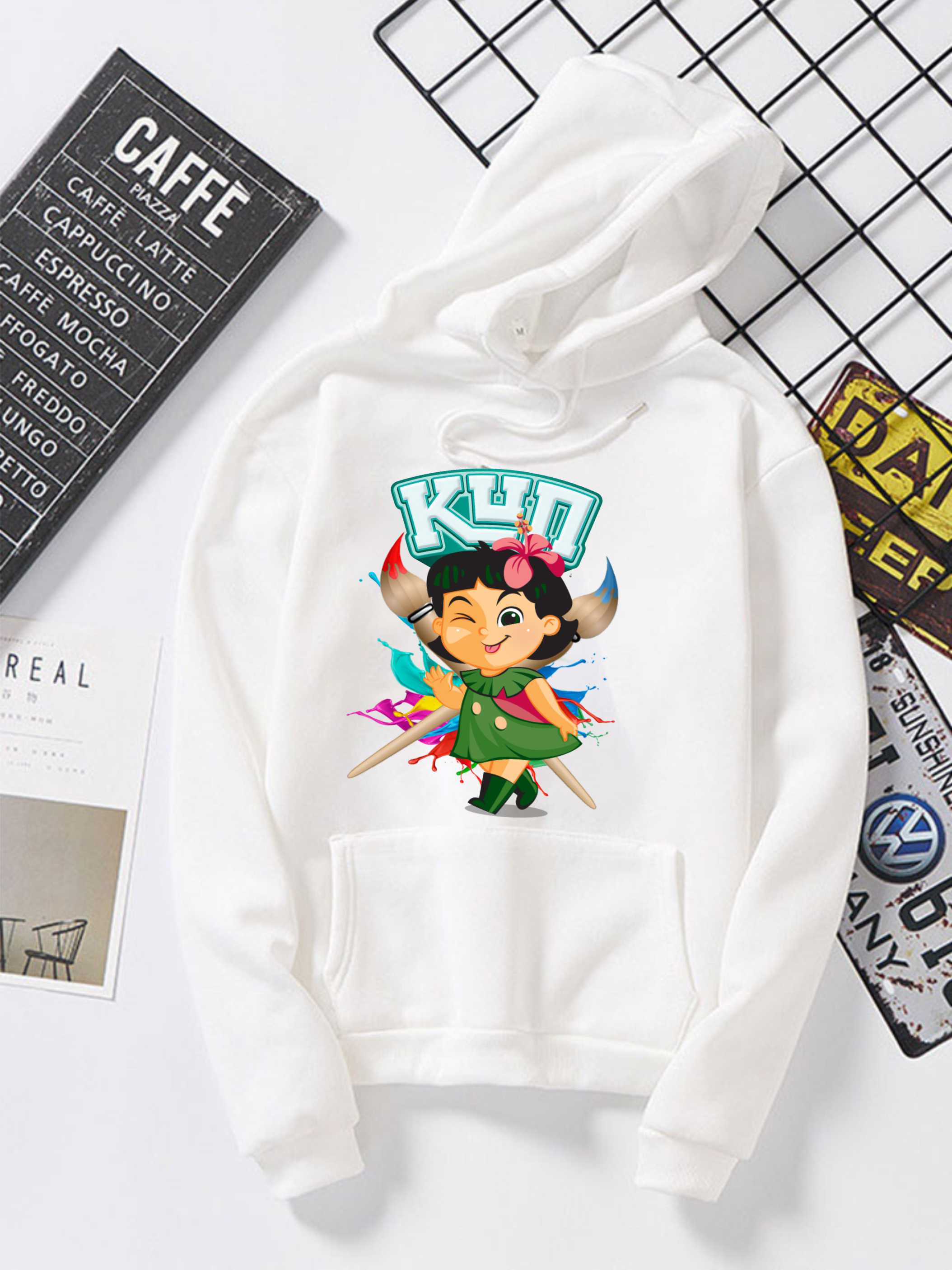{sĩ} áo HOODIE SỮA KUN bé gái chất nỉ bông loại xịn-đủ size có video xem chất