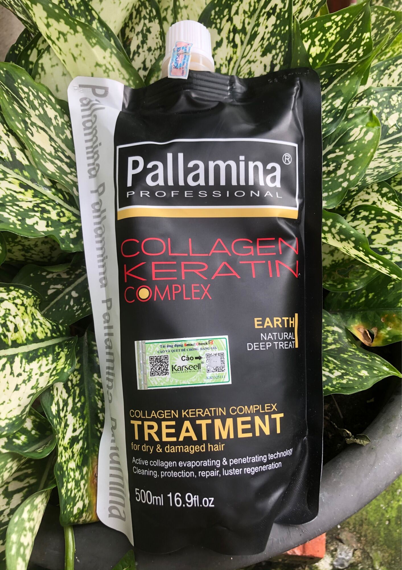 Pallamina Collagen Keratin Complex Super Soft Oil Absorbing Oil 500ml