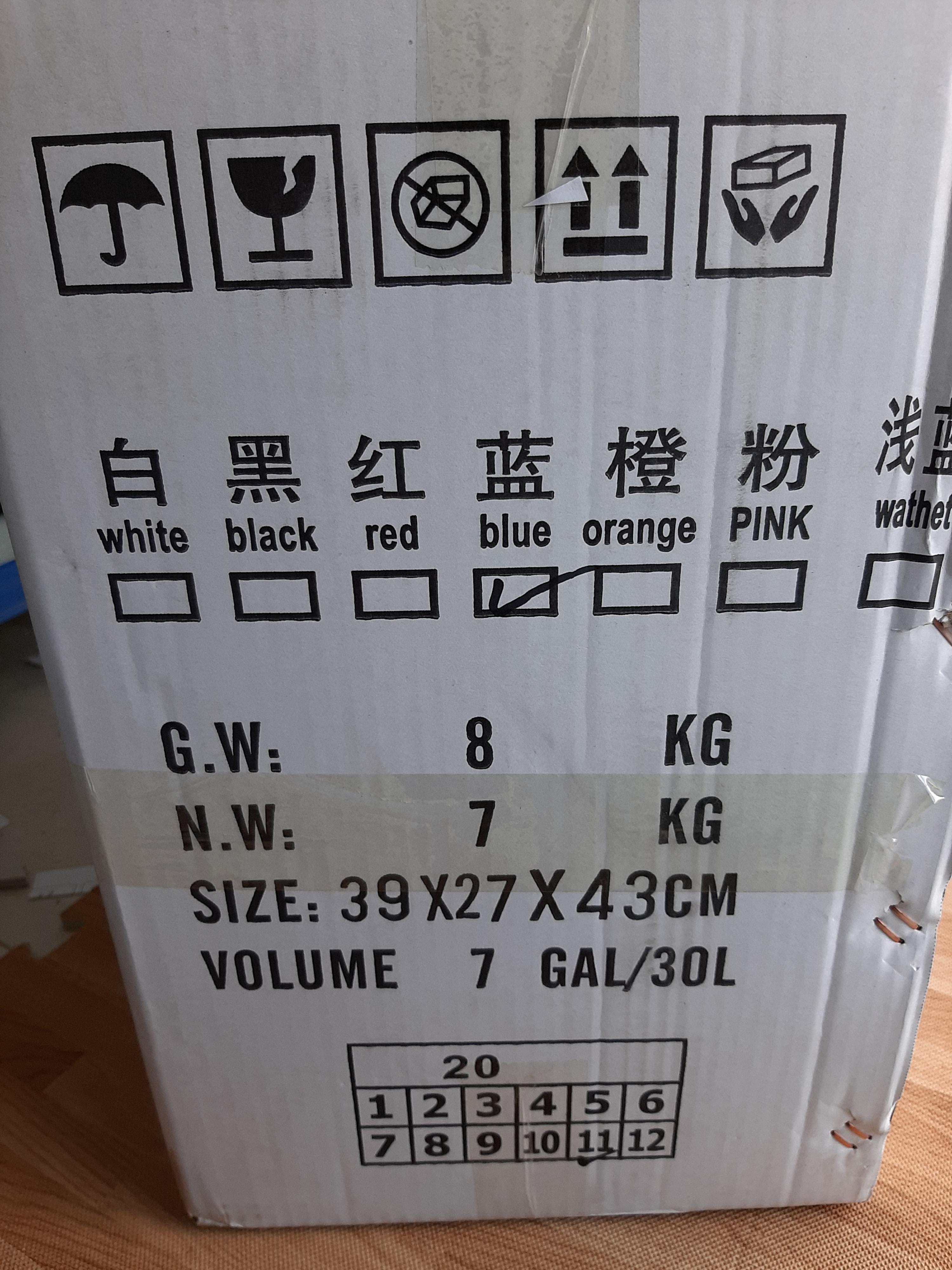 Bể cá kính đúc Q3-480 camry 48x26x45 cm