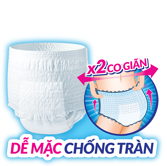 Tã Bỉm Quần Người Lớn Caryn Siêu Thấm Size M7/L6