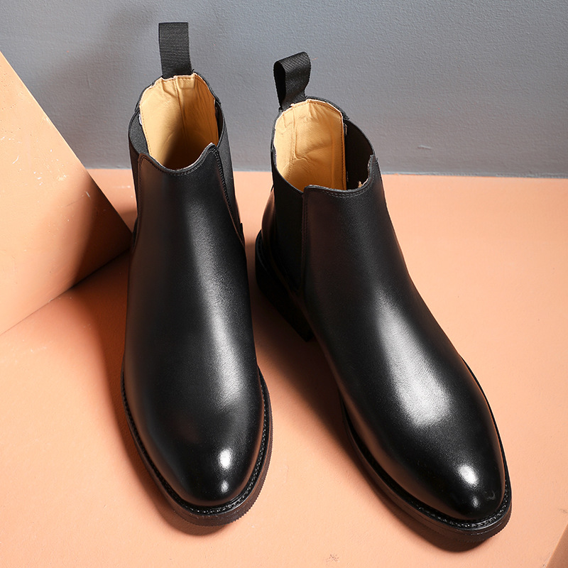 Giày Chelsea Boot Da Bò Cao Cấp