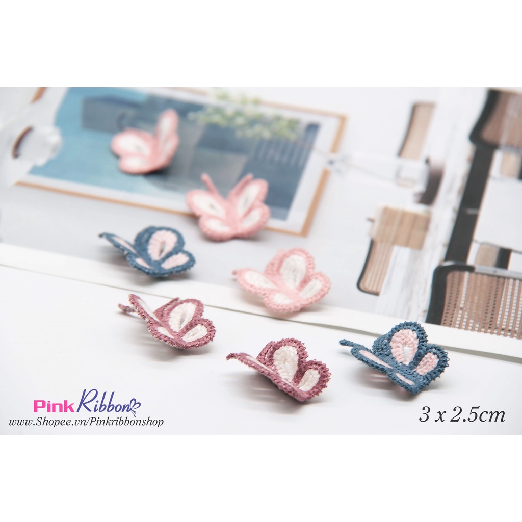 SET 2c - Bướm len cao cấp kích thước 3cm