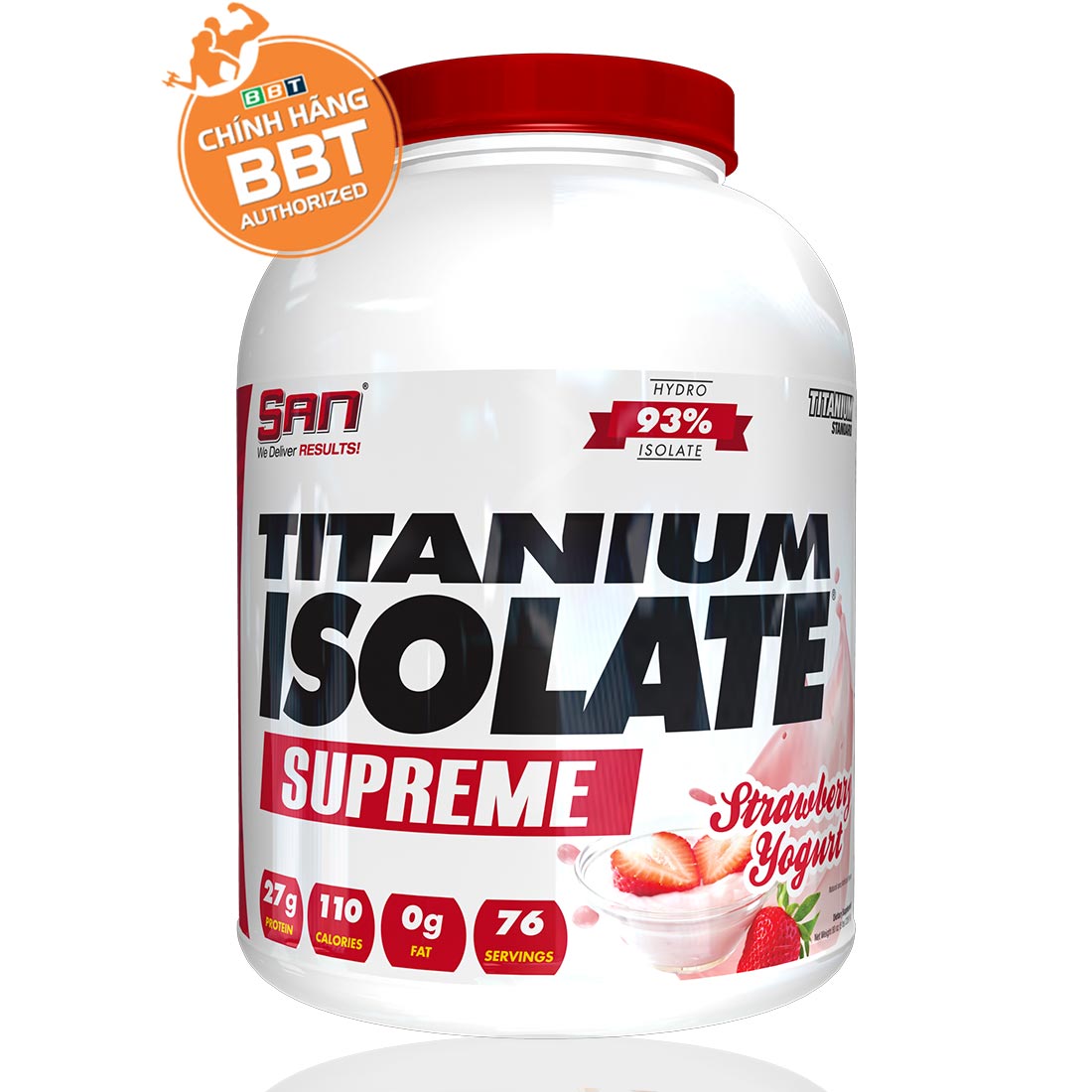 S.A.N Titanium Isolate Supreme - Whey Protein Hydrolyzed Siêu Tinh Khiết Hàm Lượng Cao