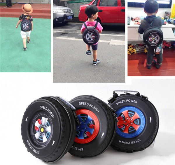 [HCM]Ba Lô Cho Bé Ba lo nhỏ Cặp Sách Balo Hình Bánh Xe 3D 2 in 1 Cao Cấp Loại Đẹp phong cách Hàn Quốc đáng yêu ngộ nghĩnh Gọn Nhẹ Mềm MạI