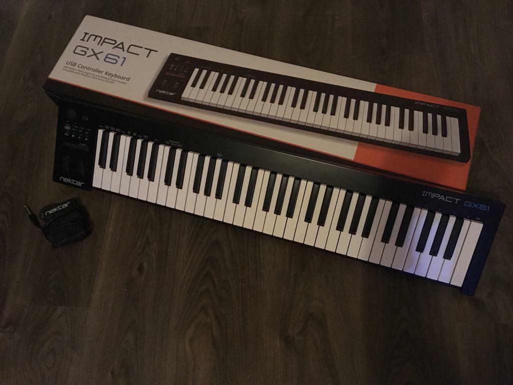[Trả góp 0%]MIDI Keyboard Controller 61 phím Nektar Impact GX61