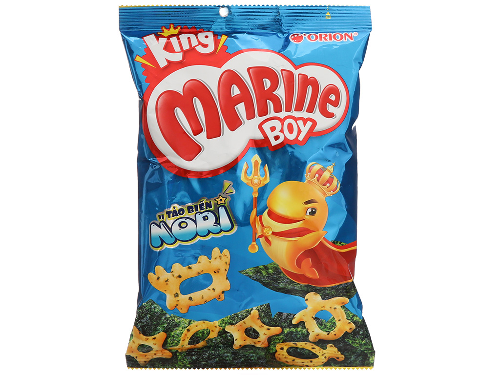 Bánh bim bim Marine boy vị tảo biển gói 56g