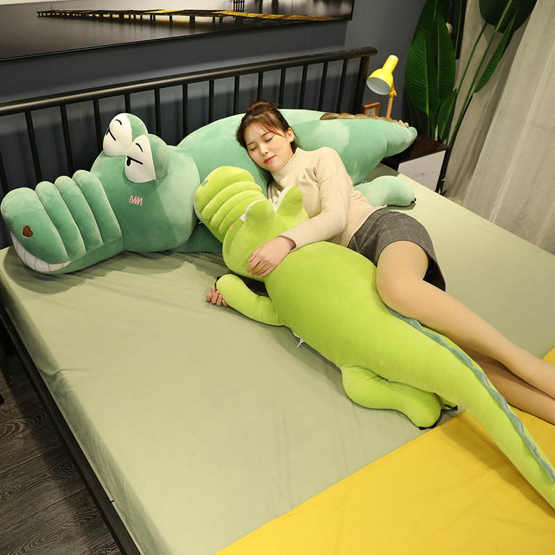 Gấu Bông Cá Sấu Siêu To Khổng Lồ Dễ Thương, Chất Liệu Bông Cao Cấp Mềm Mịn, Phù Hợp Làm Quà Tặng Ý Nghĩa
