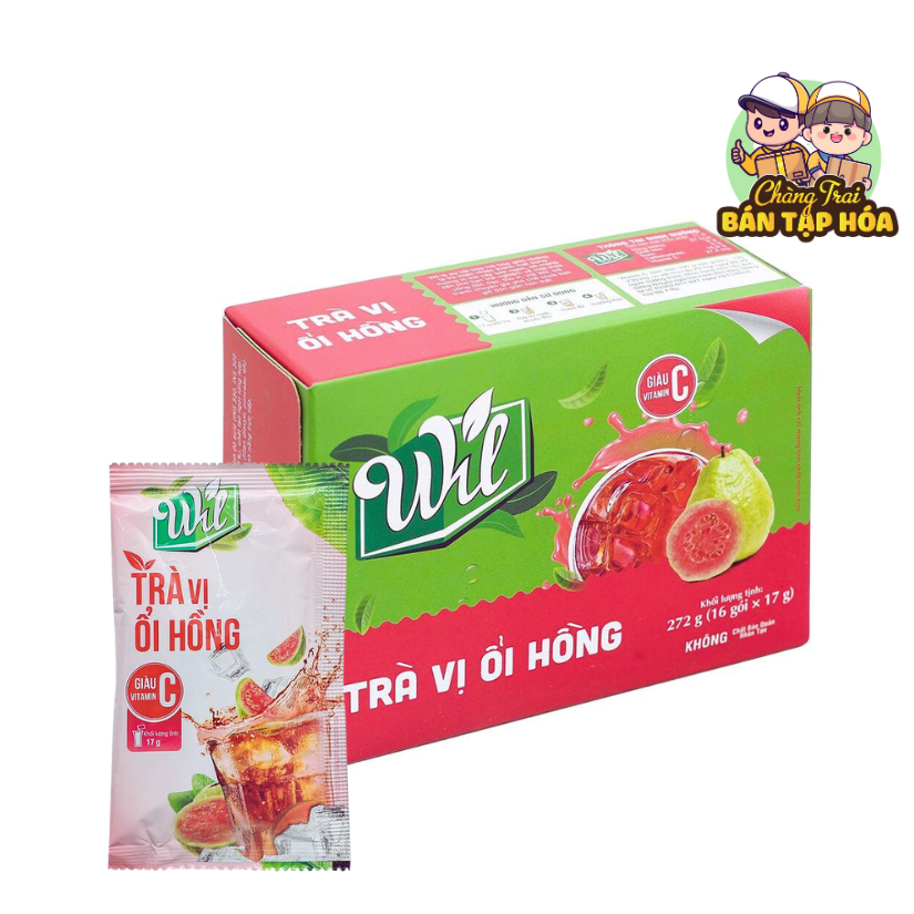 Trà ổi hồng Wil hộp 272g (16 gói x 17g)