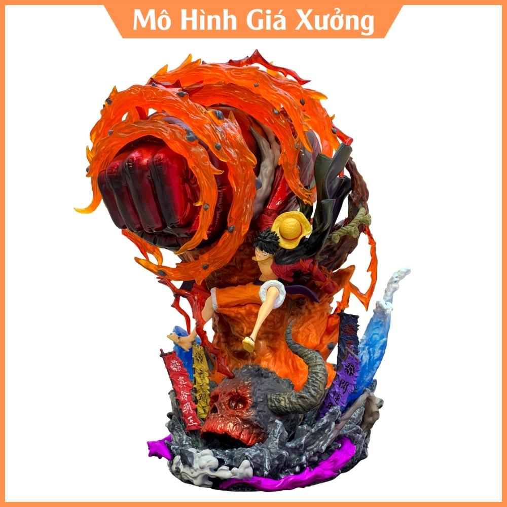 Mô Hình OnePiece Luffy wano gear 3 chiến đấu siêu ngầu có led cao 23cm - Figure OnePiece - Mô Hình Giá Xưởng