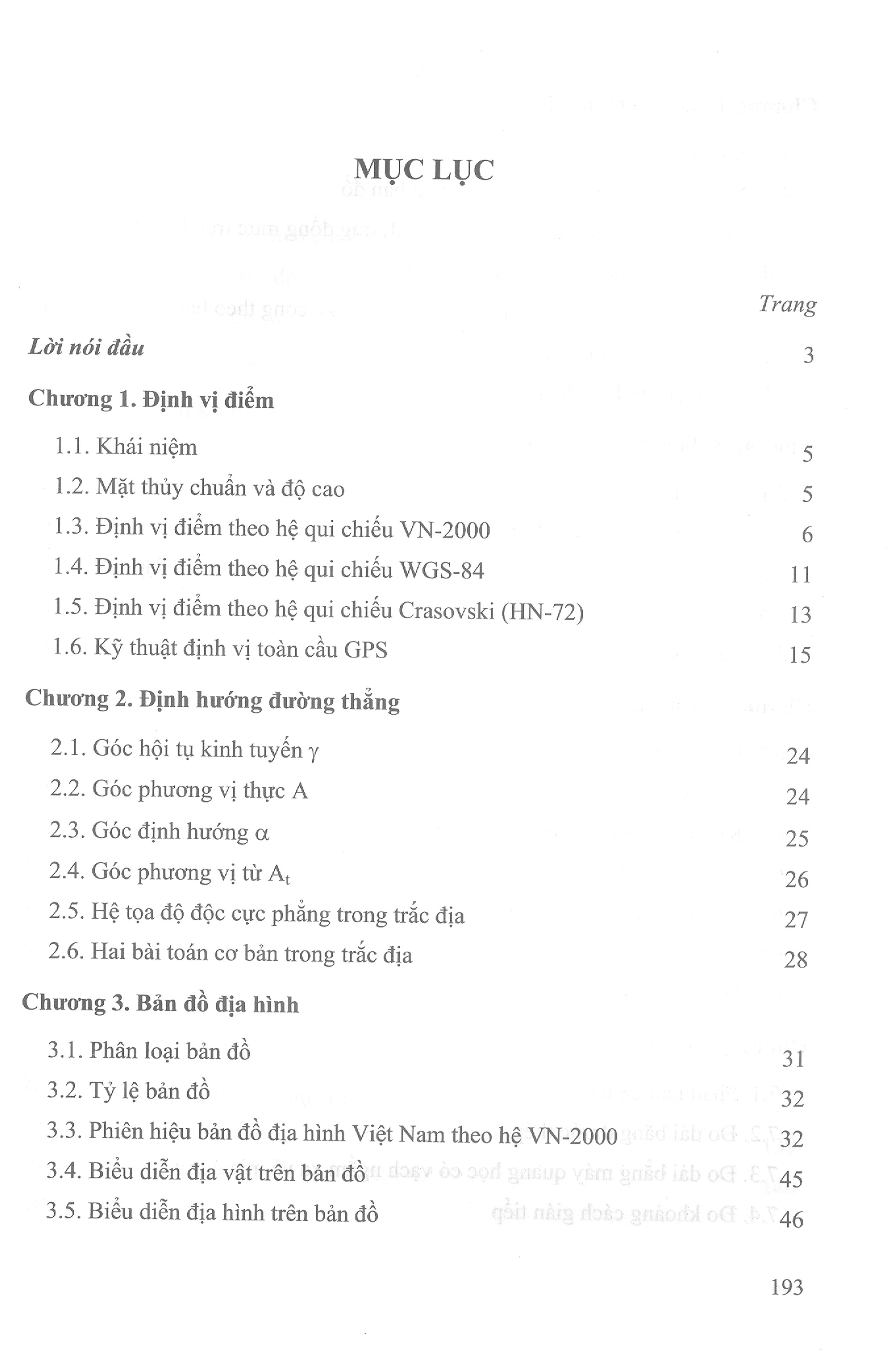 Giáo trình trắc địa