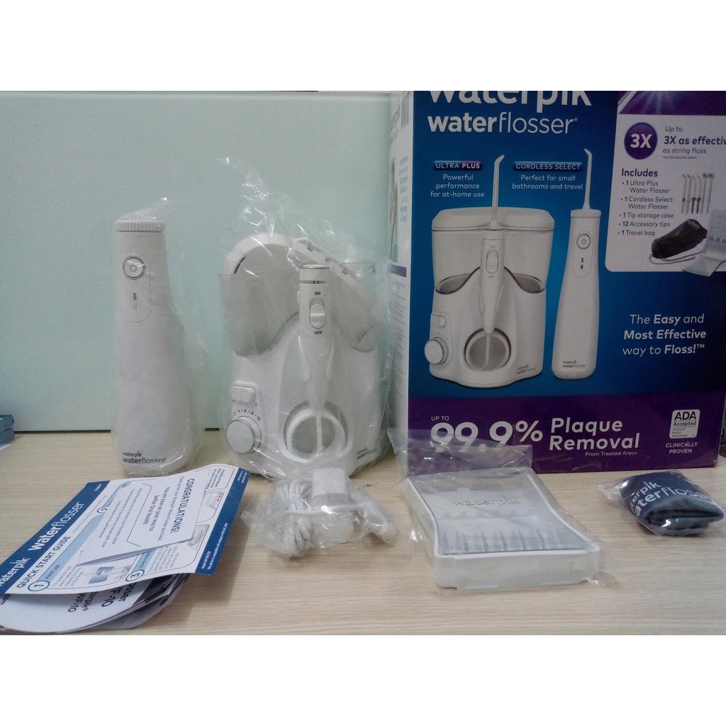 [Nhập RAISINGSTAR18, giảm 30k cho đơn 99k]Combo 2 máy tăm nước Waterpik