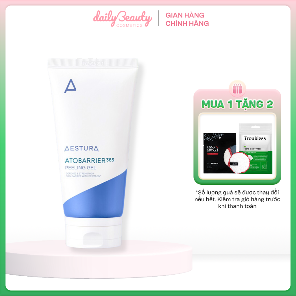 Gel tẩy tế bào chết aestura atobarrier365 peeling gel 150ml dưỡng da mềm mại daily beauty